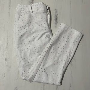 White Ankle Length Pants